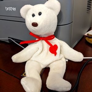 Valentino TY Beanie Baby with Brown Nose Error